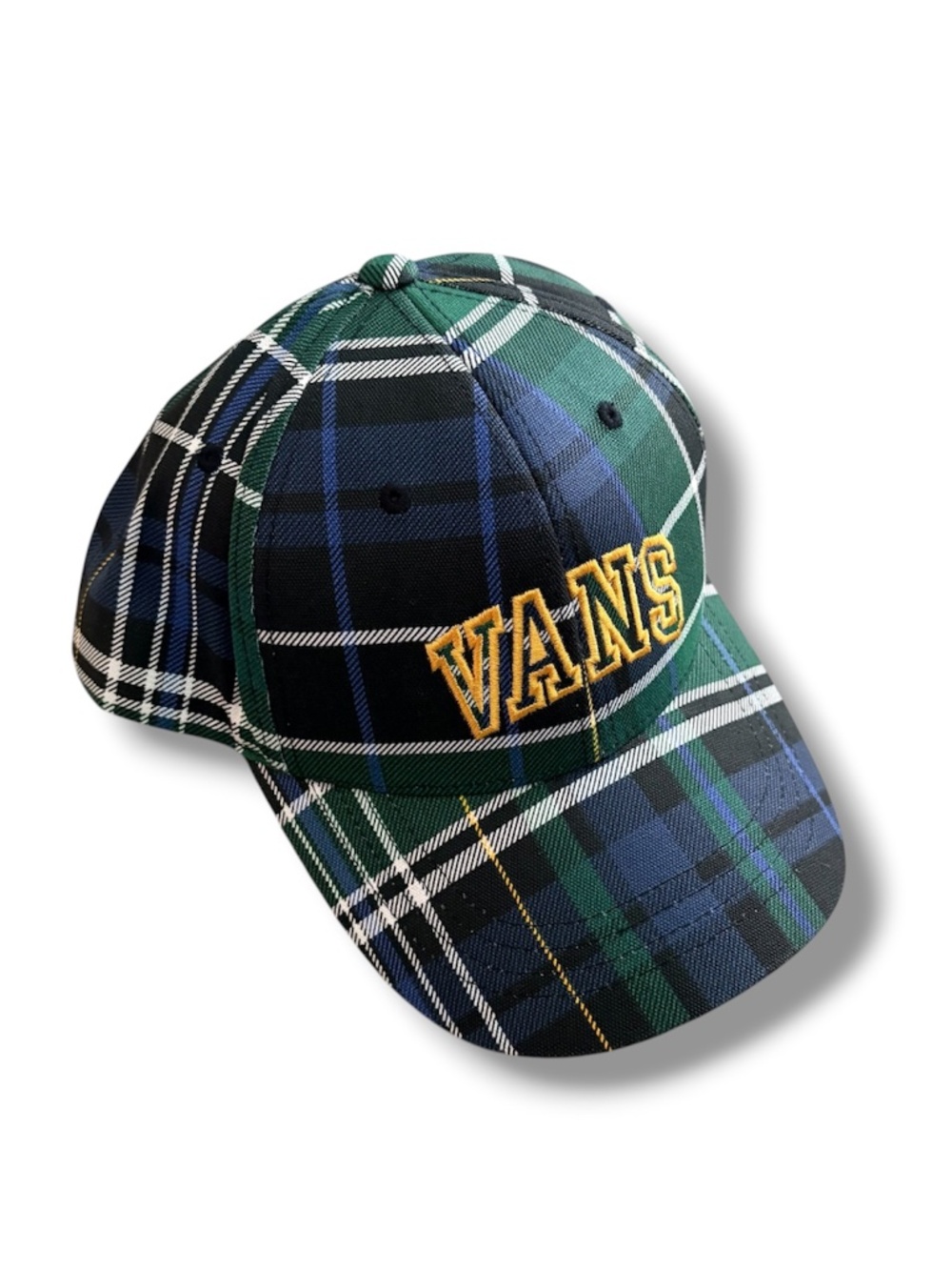 Vans Logo Structured Jockey Hat – Plaid (NWT)